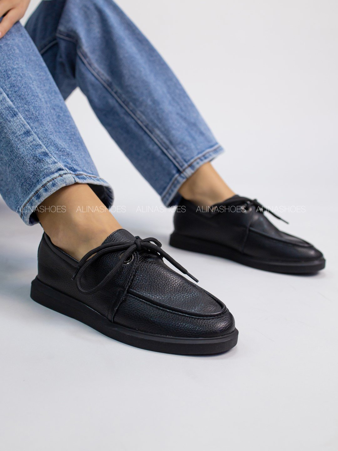 Лоферы alinashoes black 38 купить,NaN