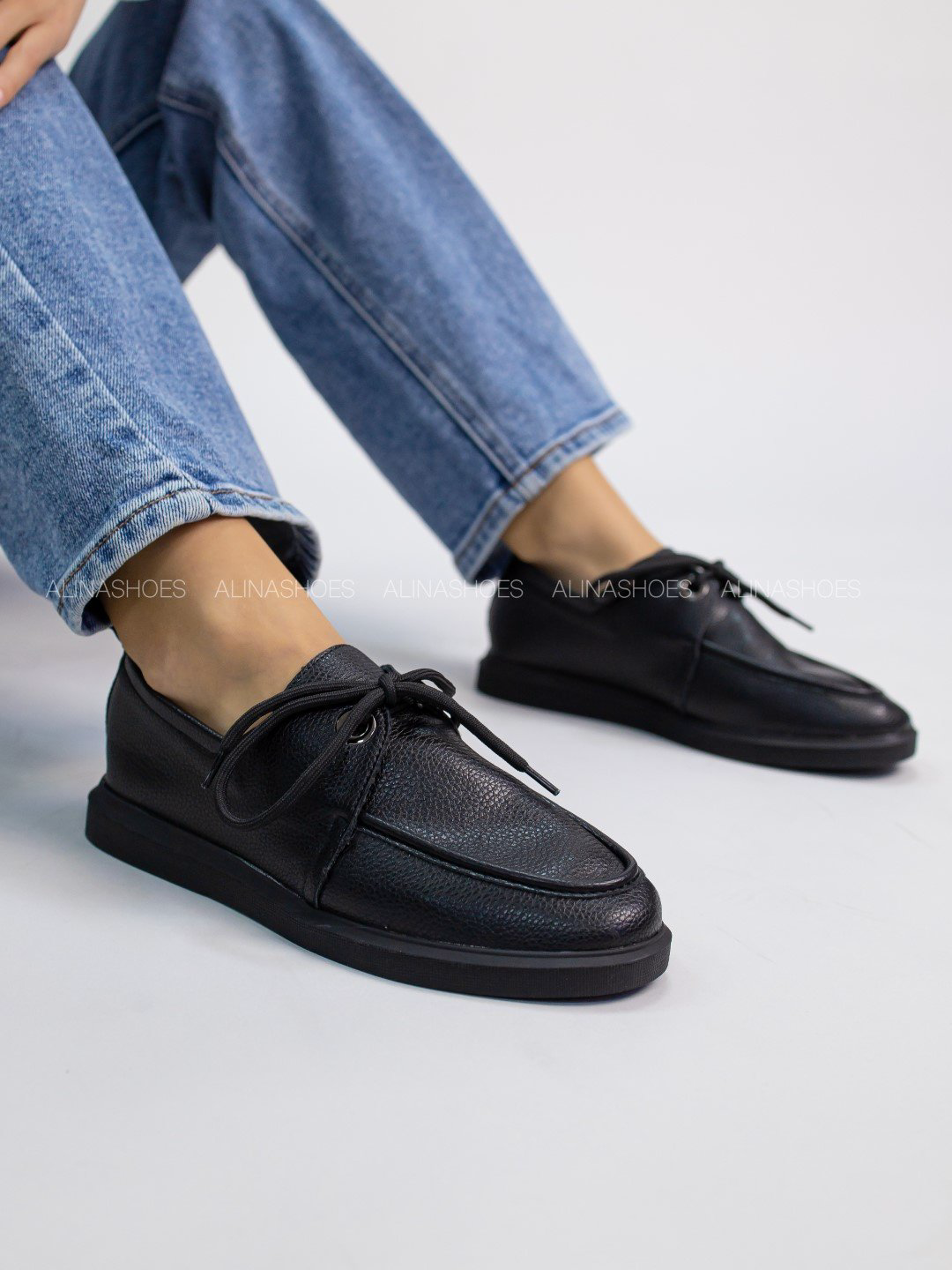 Лоферы alinashoes black 38 купить,NaN