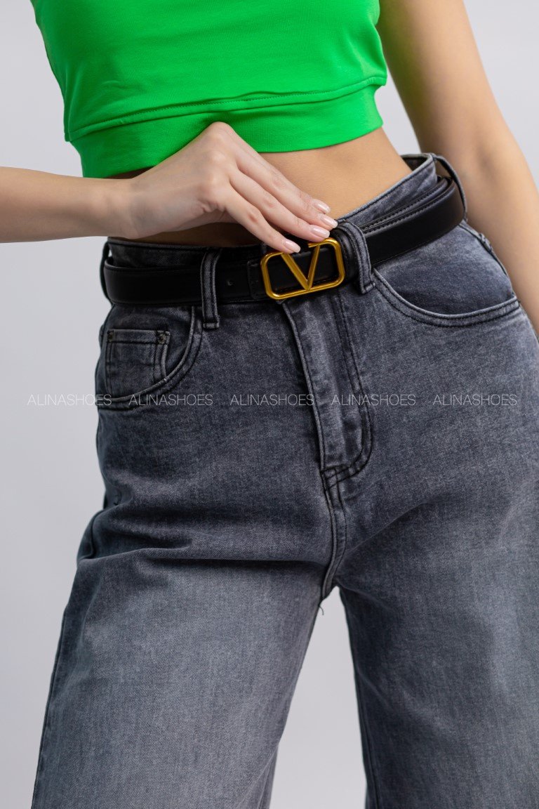 Джинсы прямые alinashoes серый купить,NaN