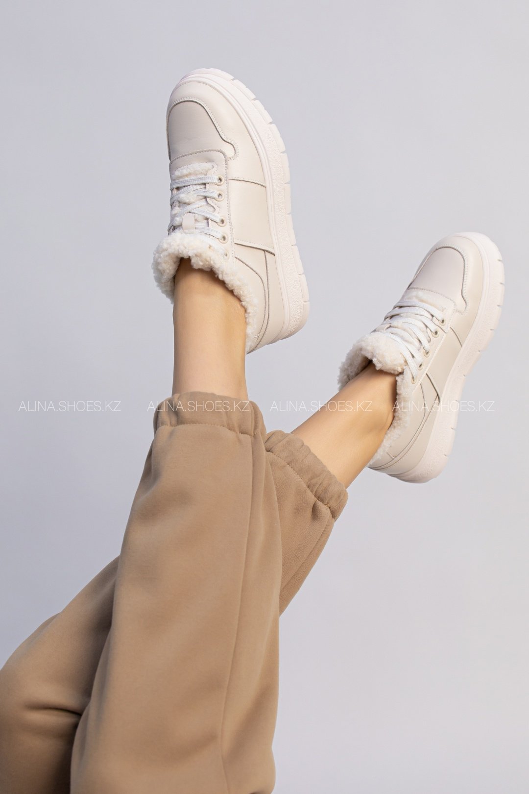 Кроссовки alinashoes бежевый купить,NaN