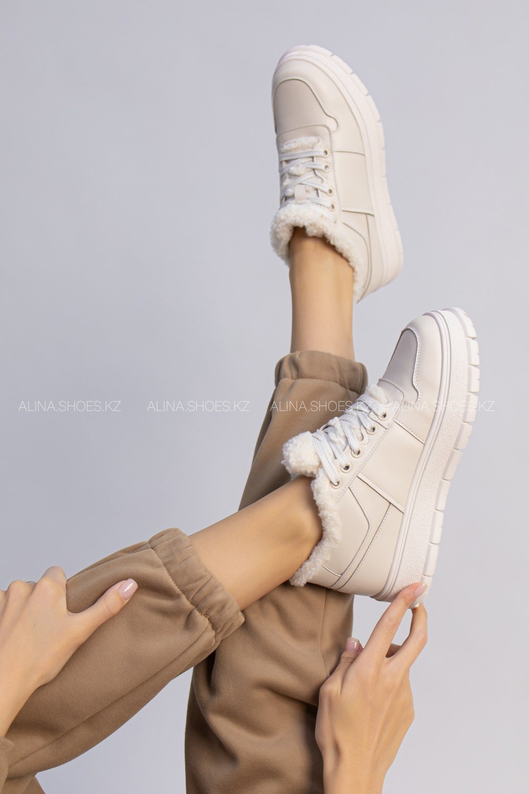 Кроссовки alinashoes бежевый купить,NaN