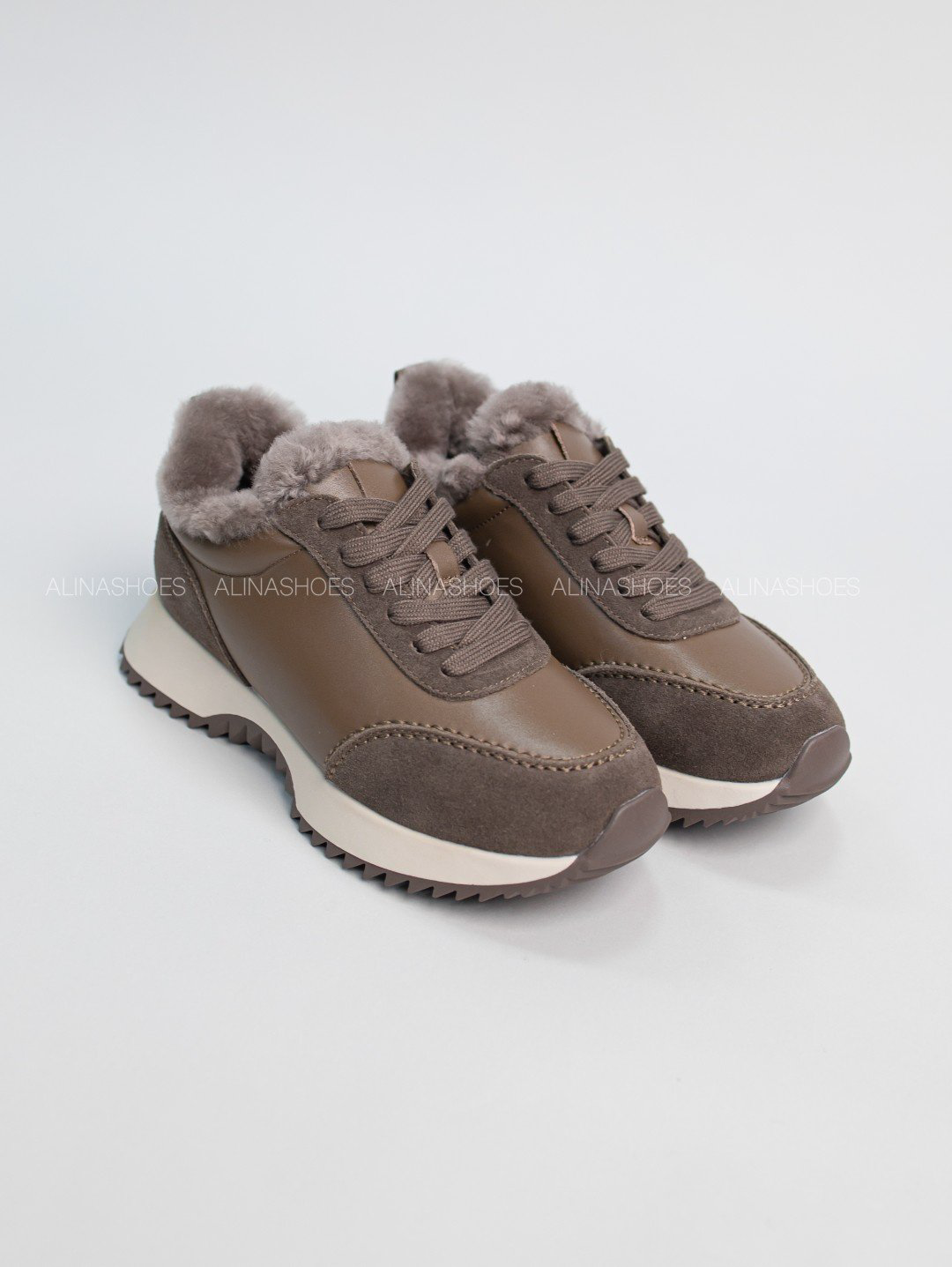 Кроссовки alinashoes коричневый купить,NaN