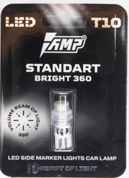 Светодиодная AMP 360 StandartBright T10 W5W 1 шт