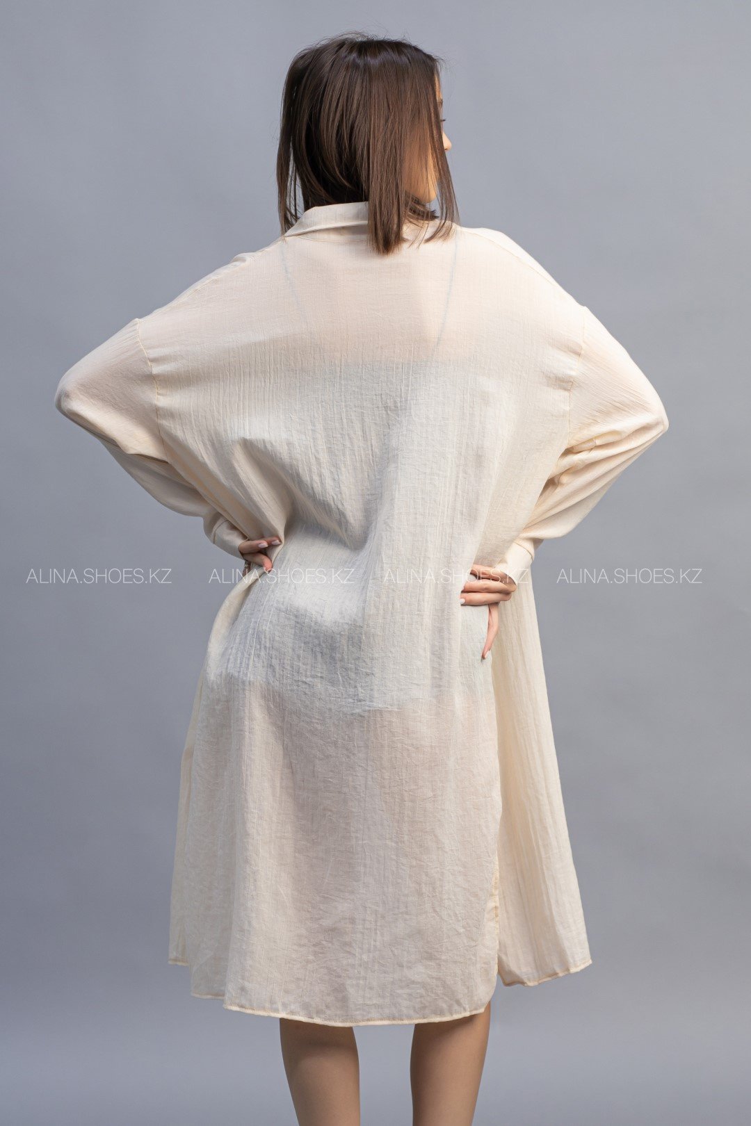 Рубашка alinashoes бежевый купить,NaN