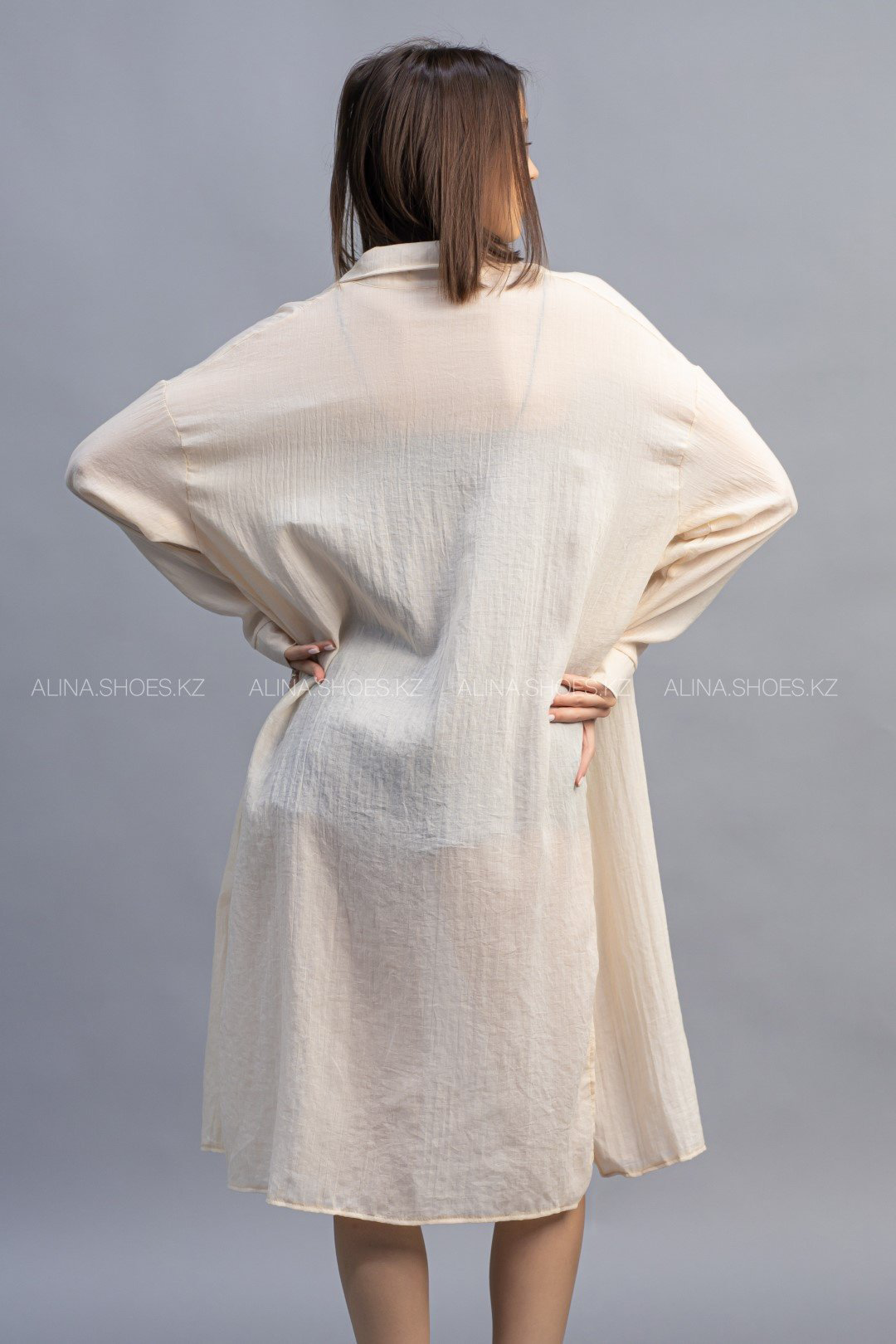 Рубашка alinashoes бежевый купить,NaN