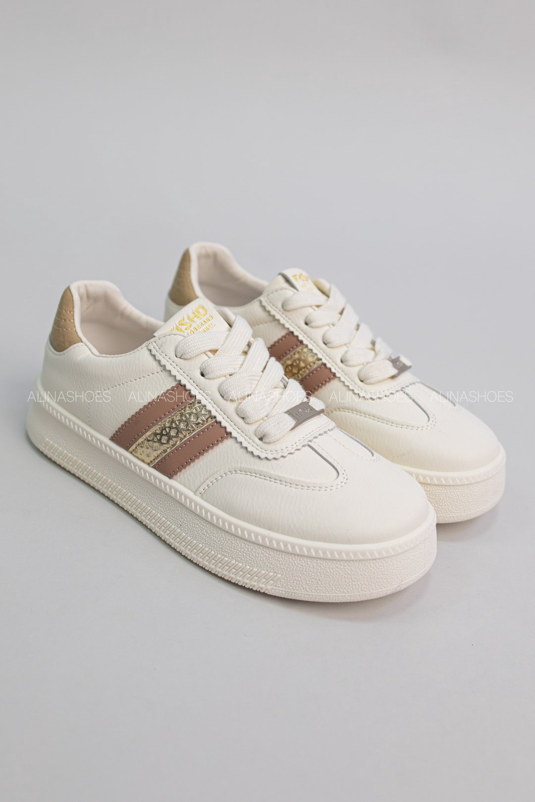 Кроссовки alinashoes белый купить,NaN