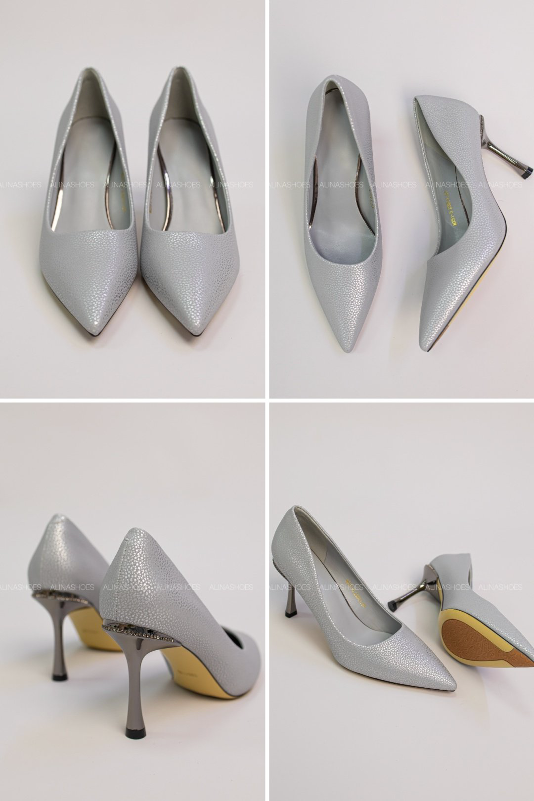 Туфли alinashoes grey 38 купить,NaN