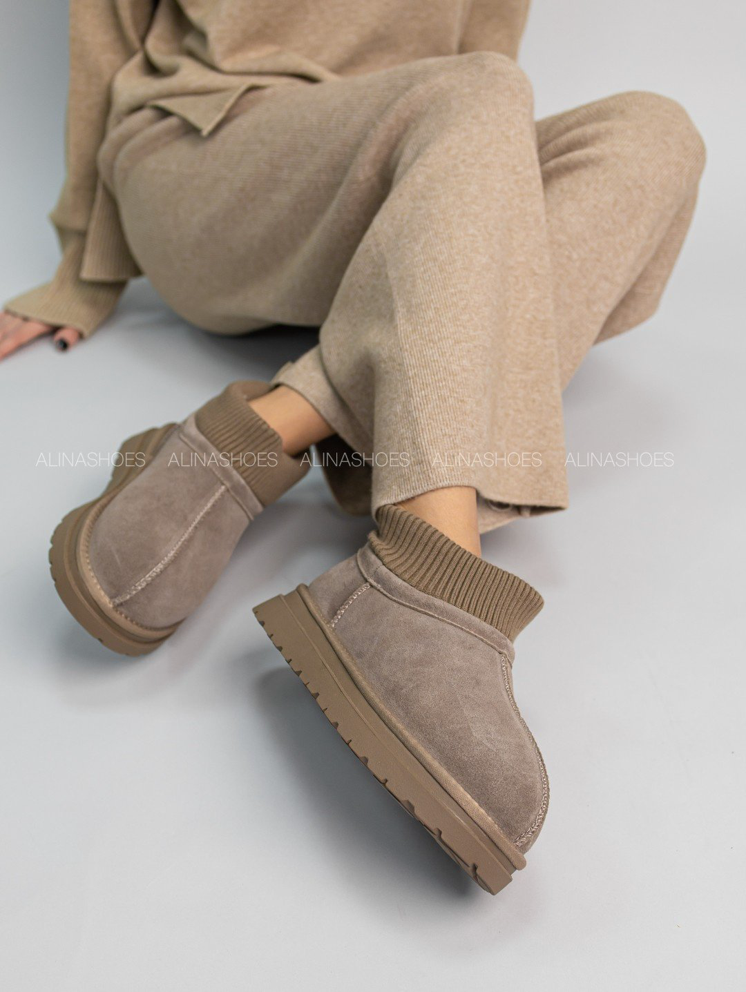 Угги alinashoes бежевый купить,NaN