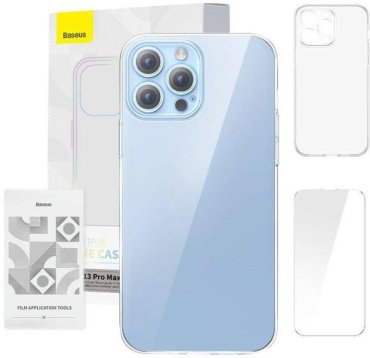 Чехол Baseus для Apple iPhone 13 Pro Max прозрачный - ForteMarket Чехол Baseus для Apple iPhone 13 Pro Max прозрачный купить,0
