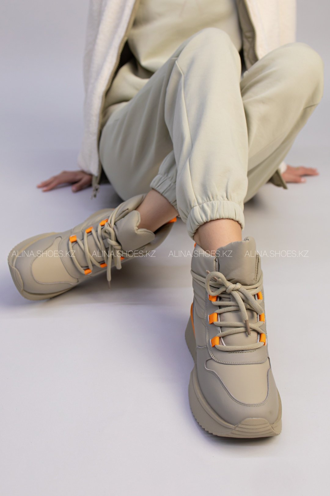 Дутики alinashoes хаки купить,NaN