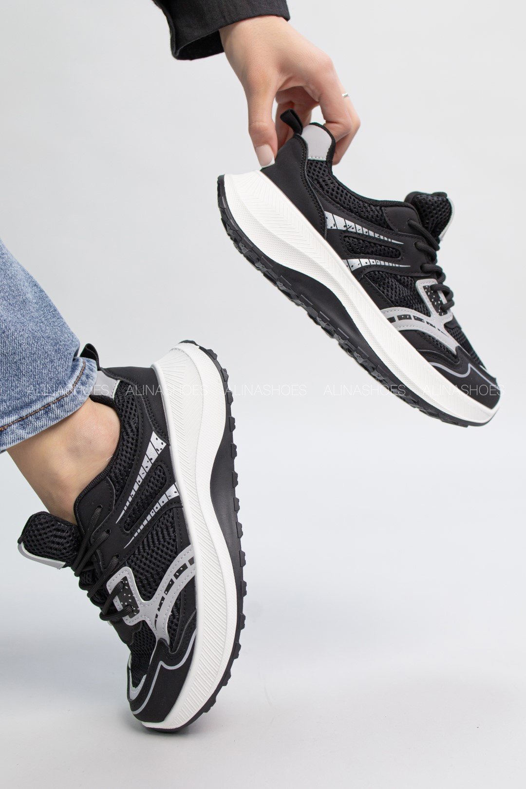 Кроссовки alinashoes черный купить,NaN