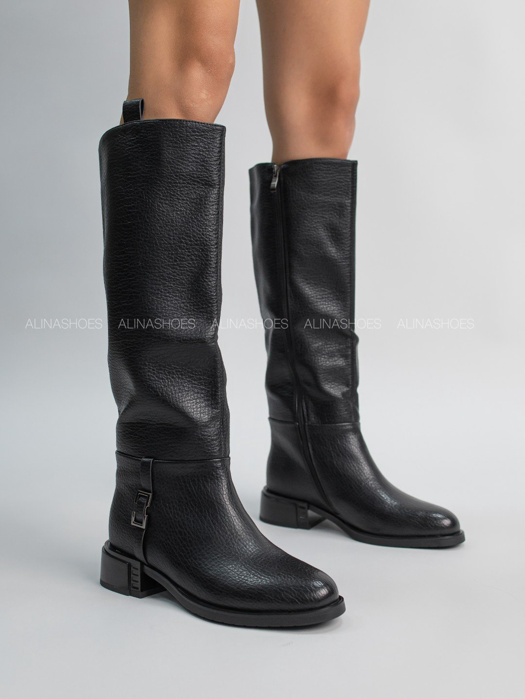 Сапоги alinashoes black 38 купить,NaN