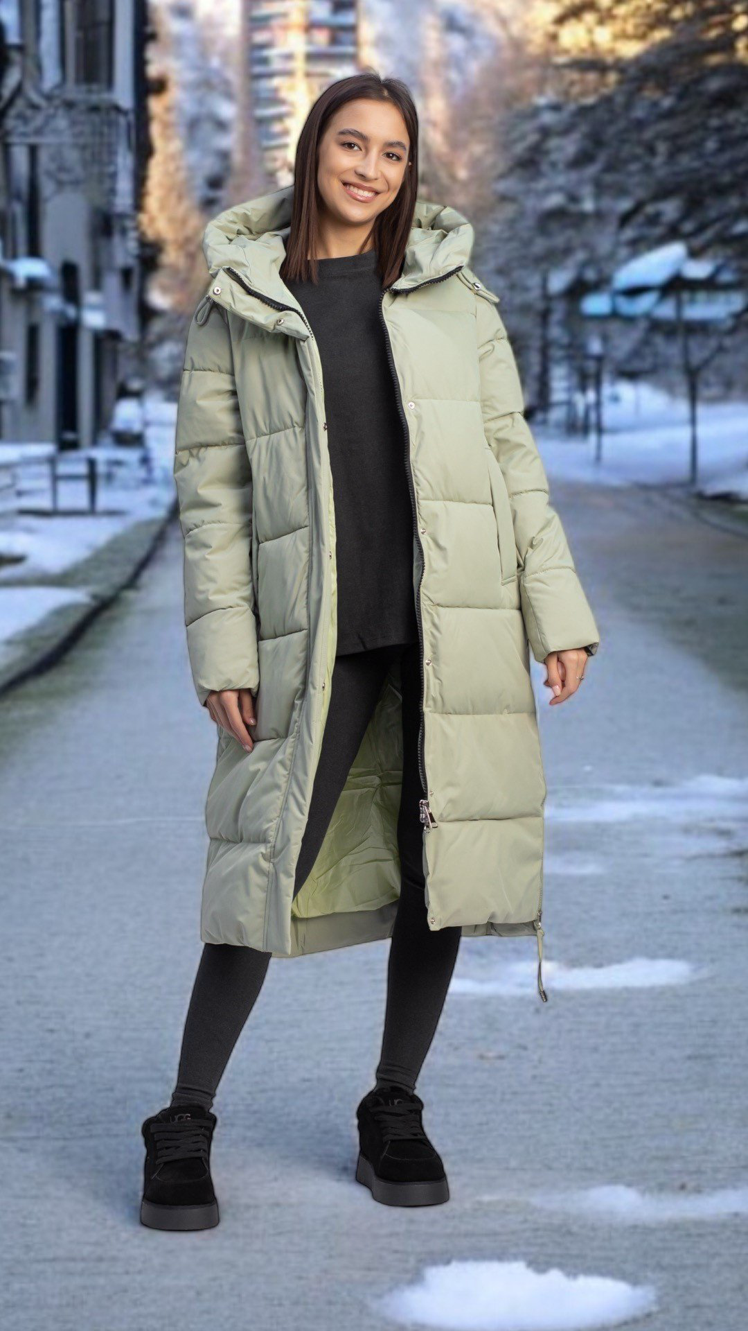 Зимняя куртка alinashoes зеленый купить,NaN