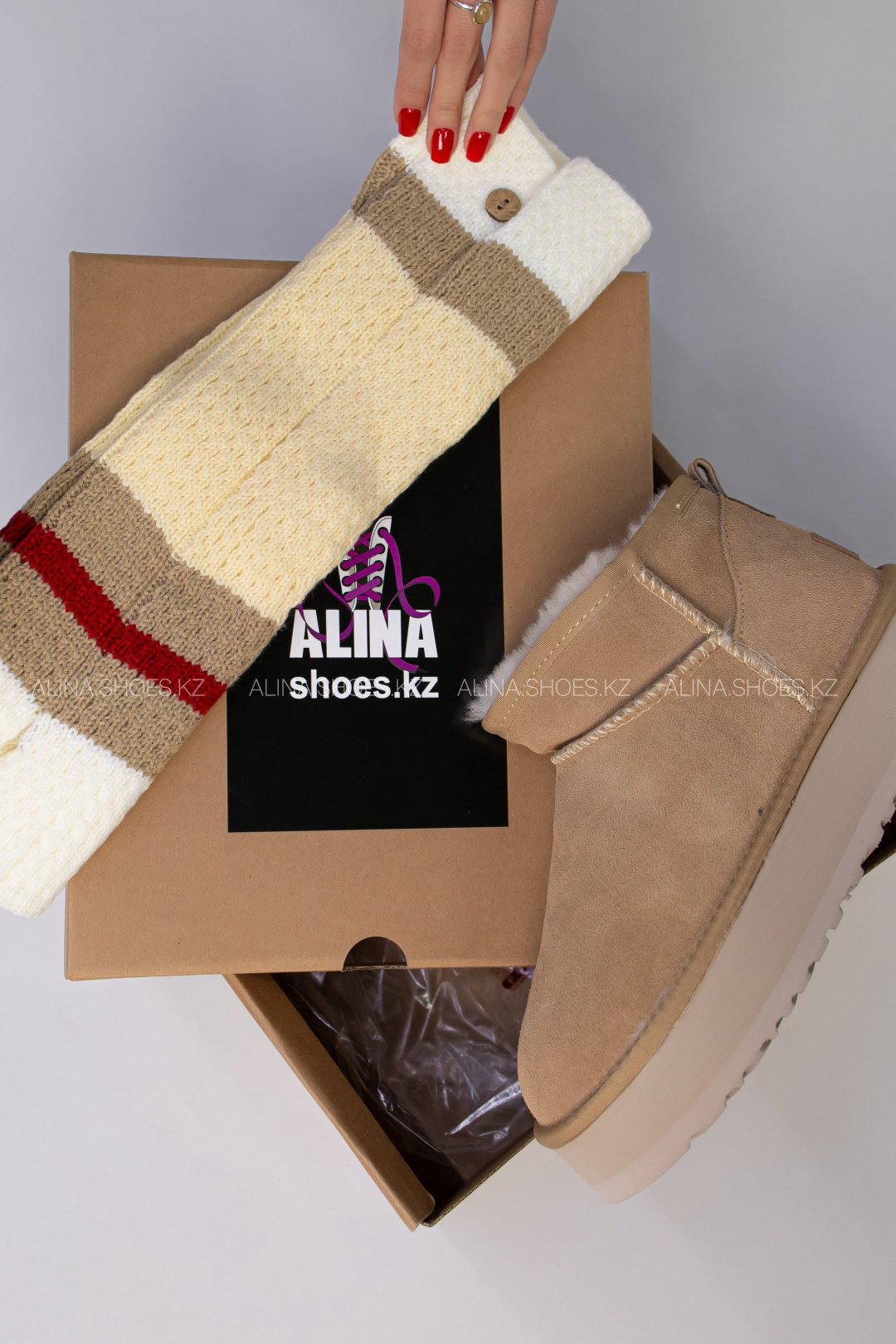 Угги alinashoes черный купить,NaN