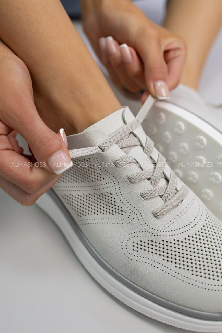 Кроссовки alinashoes серый купить,NaN