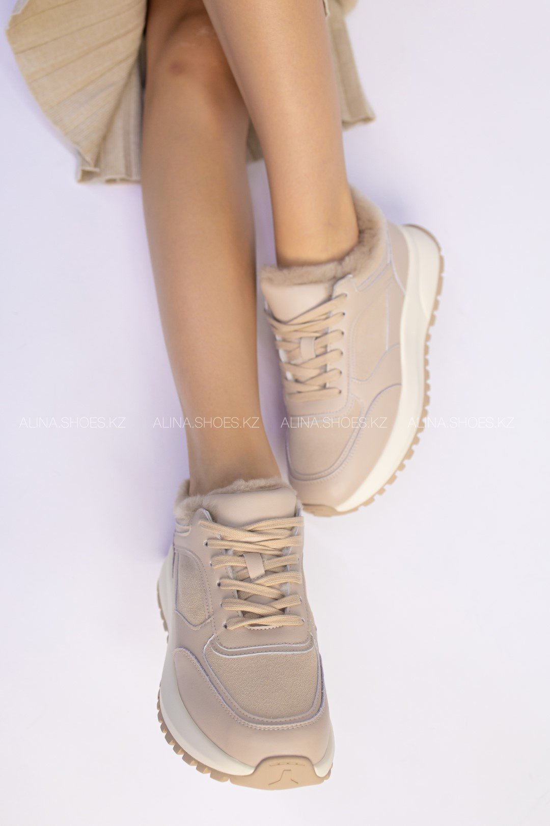 Кроссовки alinashoes бежевый купить,NaN