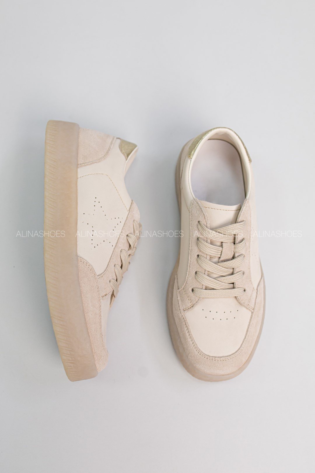Кеды alinashoes бежевый купить,NaN