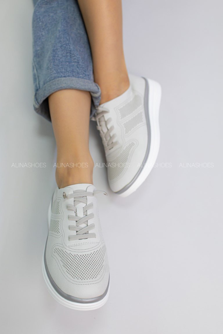 Кроссовки alinashoes серый купить,NaN