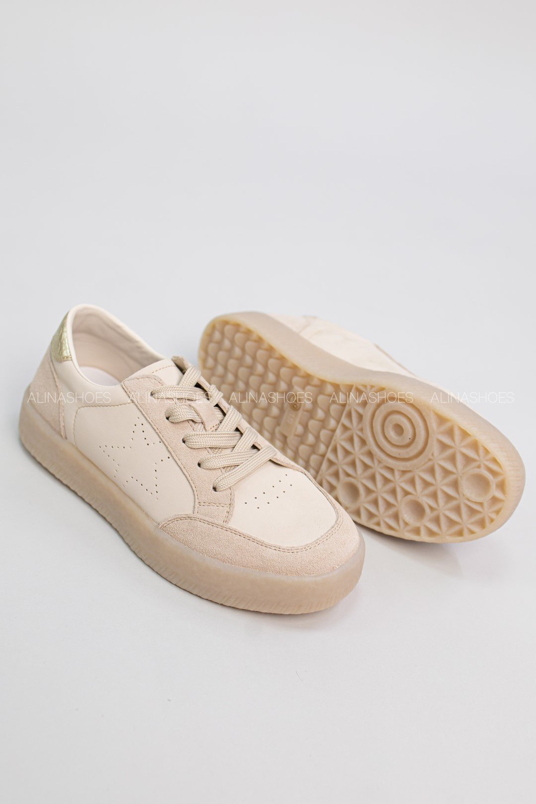Кеды alinashoes бежевый купить,NaN