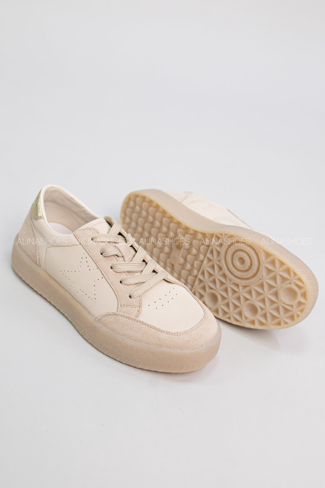 Кеды alinashoes бежевый купить,NaN
