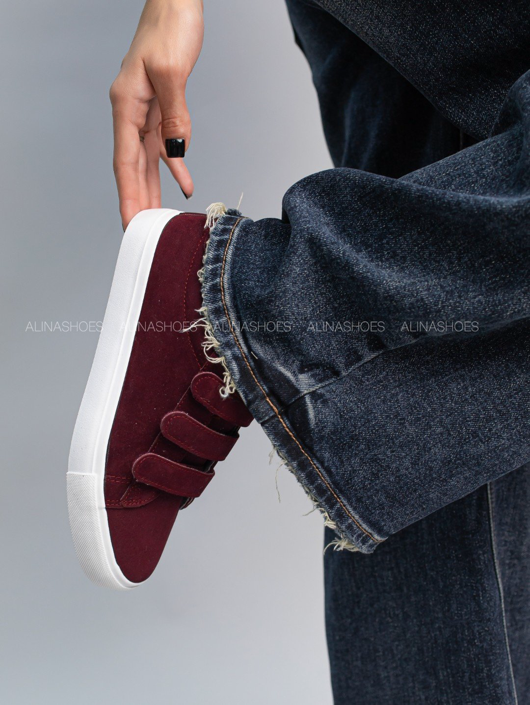 Кеды alinashoes кеды бордовый купить,NaN