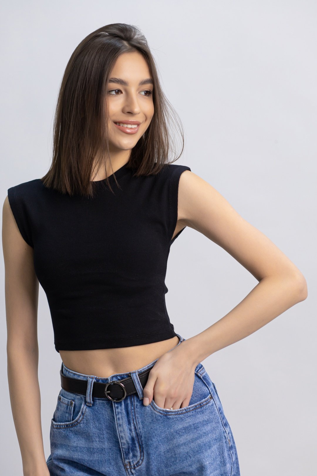Топ alinashoes черный L купить,NaN