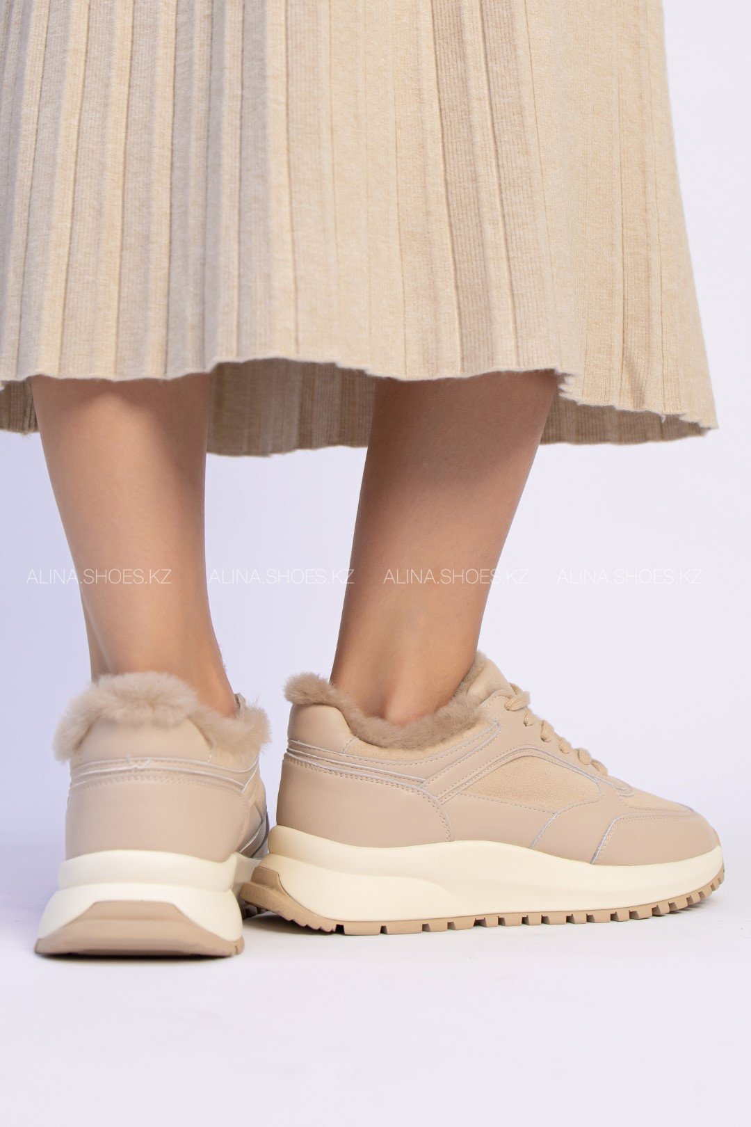Кроссовки alinashoes бежевый купить,NaN