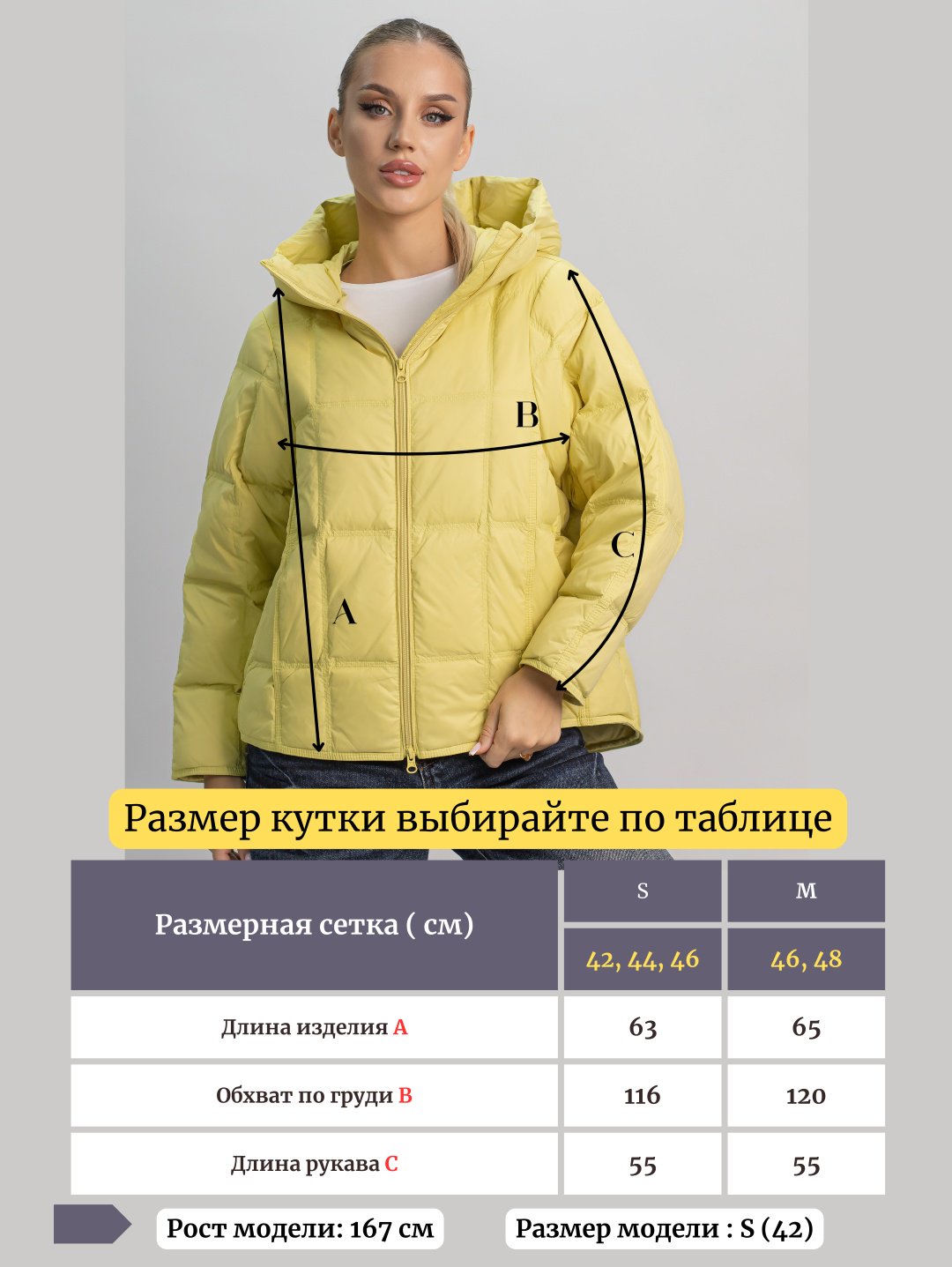 Демисезонная куртка alinashoes желтый купить,NaN