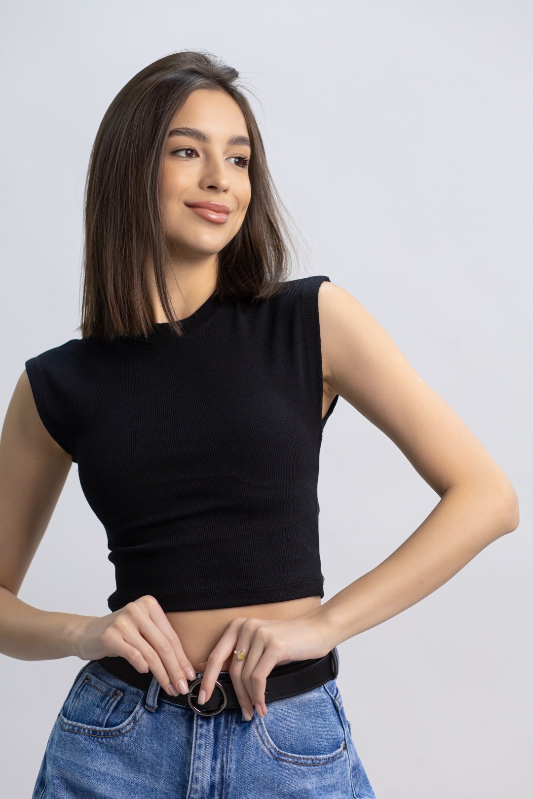Топ alinashoes черный L купить,NaN