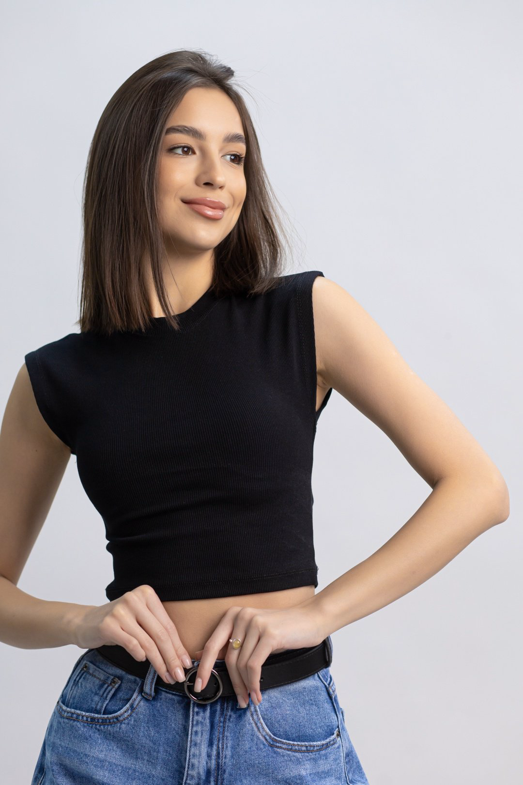 Топ alinashoes черный L купить,NaN