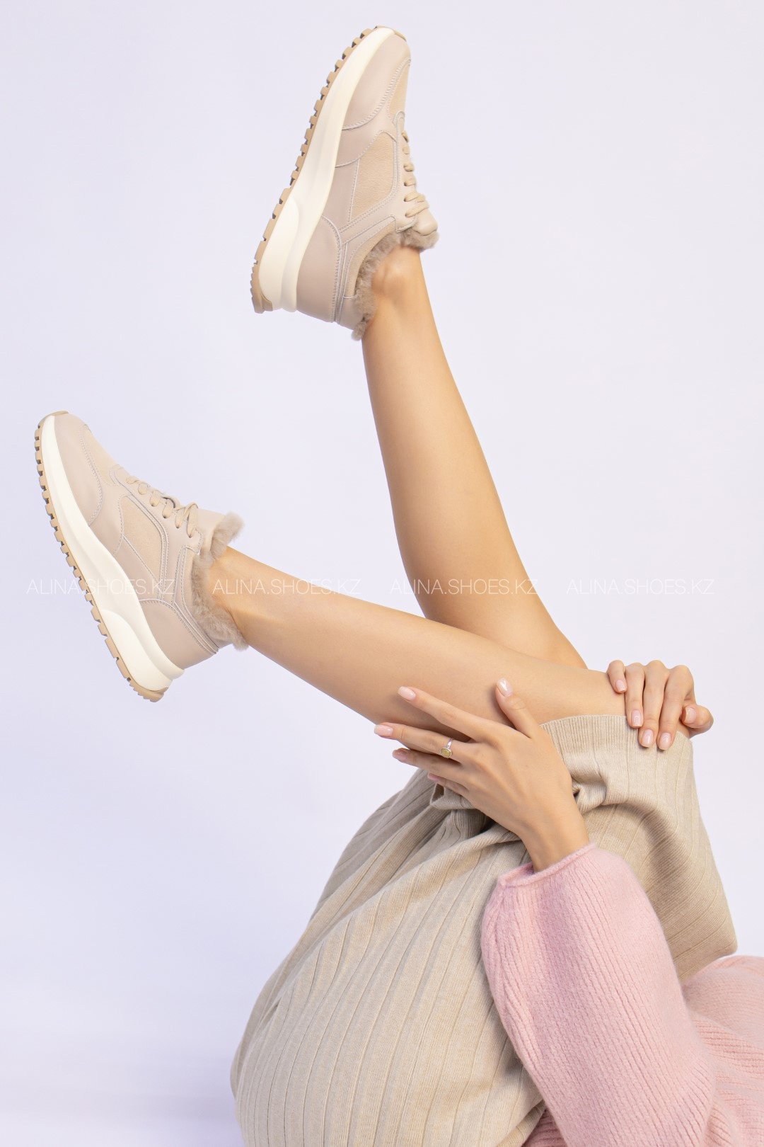 Кроссовки alinashoes бежевый купить,NaN