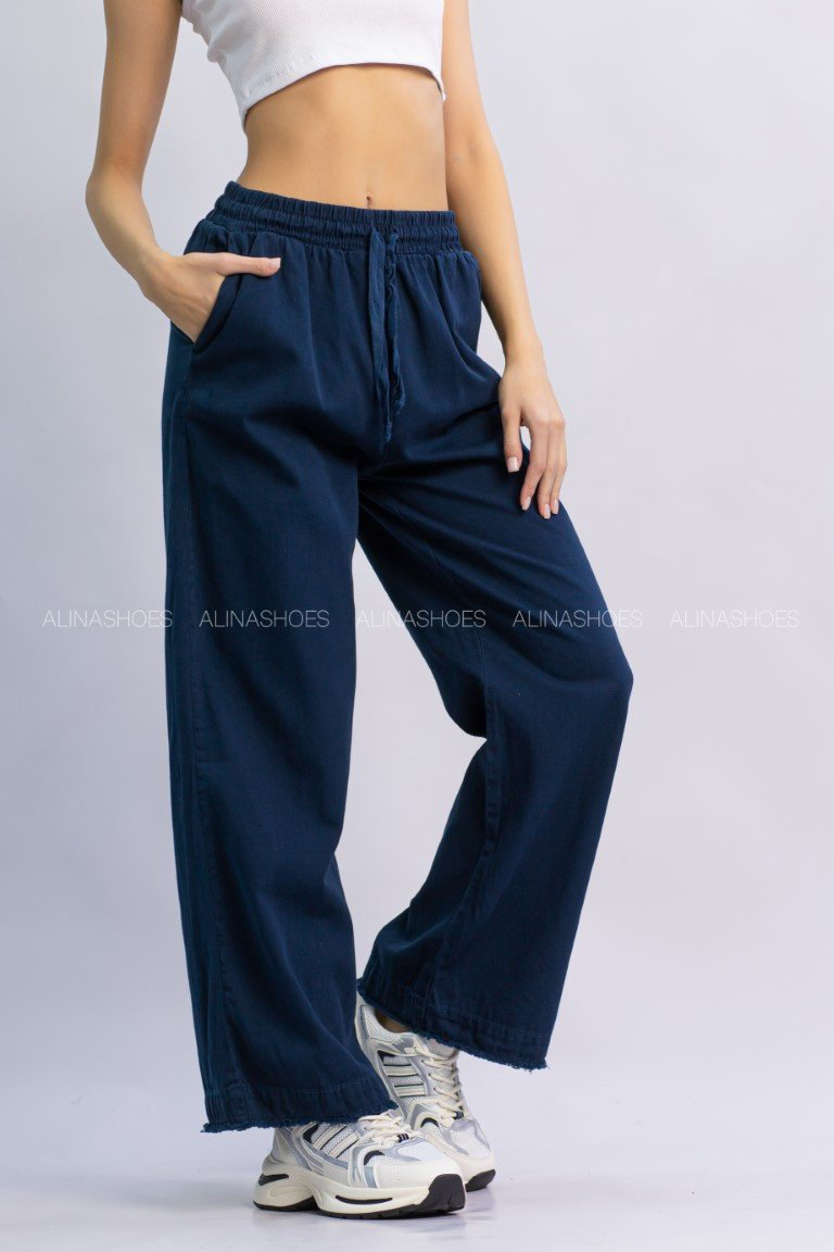 Джинсы прямые alinashoes синий купить,NaN