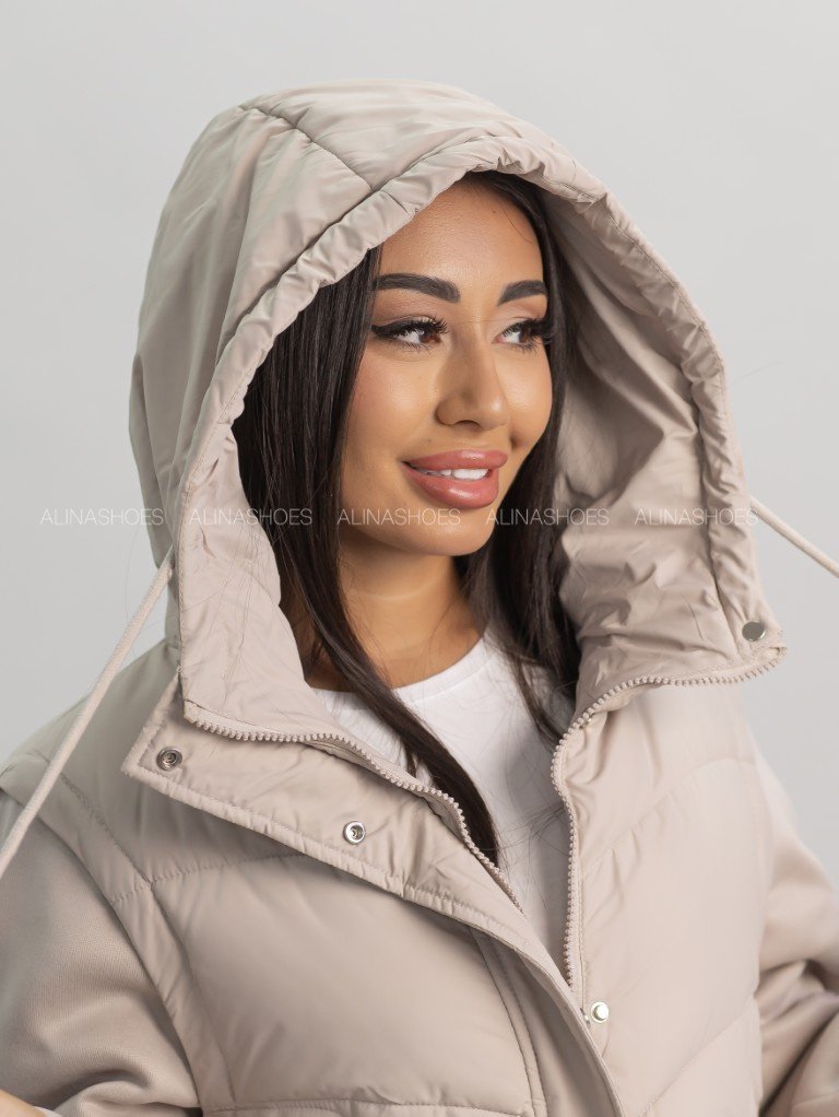 Демисезонная куртка alinashoes светло-бежевый купить,NaN
