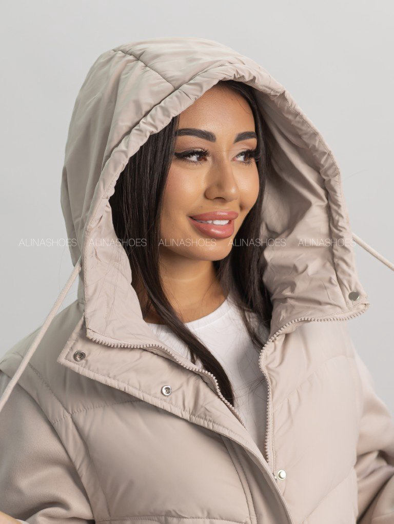 Демисезонная куртка alinashoes светло-бежевый купить,NaN