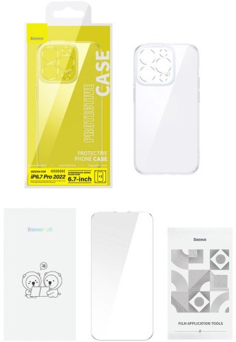 Чехол Baseus для Apple iPhone 14 Pro Max прозрачный купить,0
