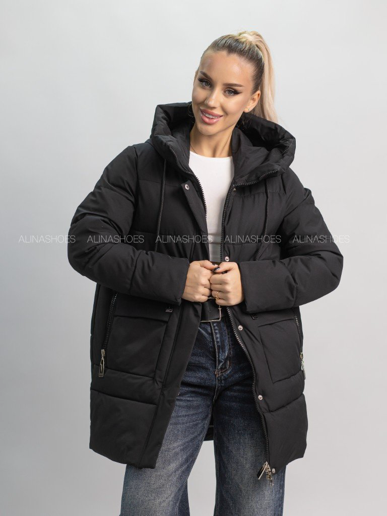 Зимняя куртка alinashoes черный купить,NaN