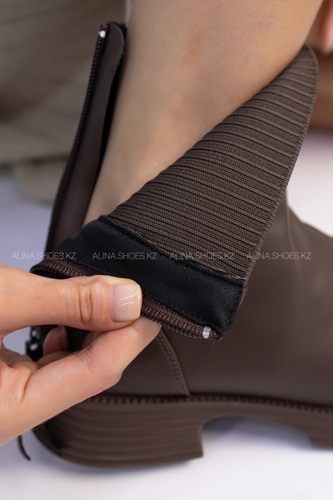 Ботинки alinashoes brown 38 купить,NaN