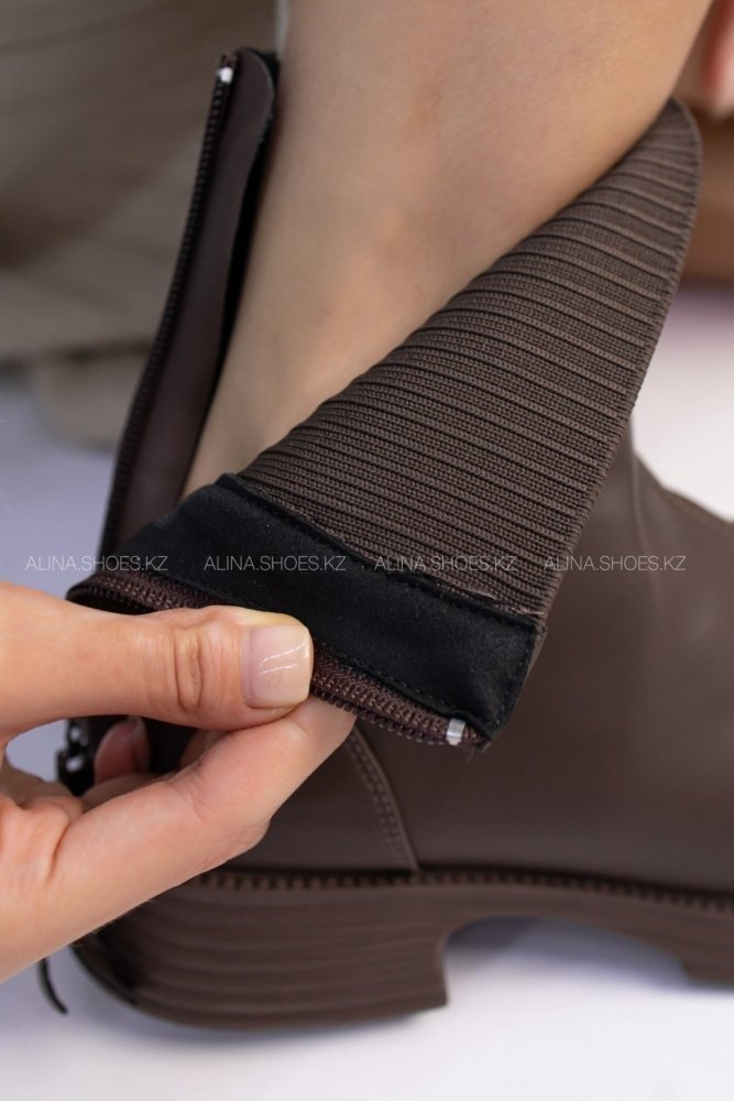 Ботинки alinashoes brown 38 купить,NaN