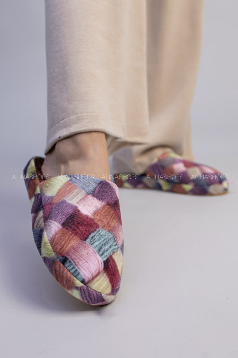 Тапочки alinashoes мультиколор купить,NaN