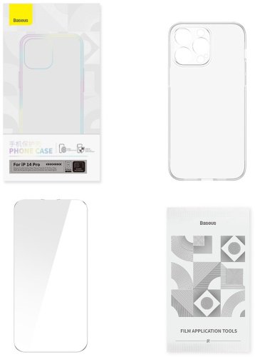 Чехол Baseus для Apple iPhone 14 Pro прозрачный купить,0