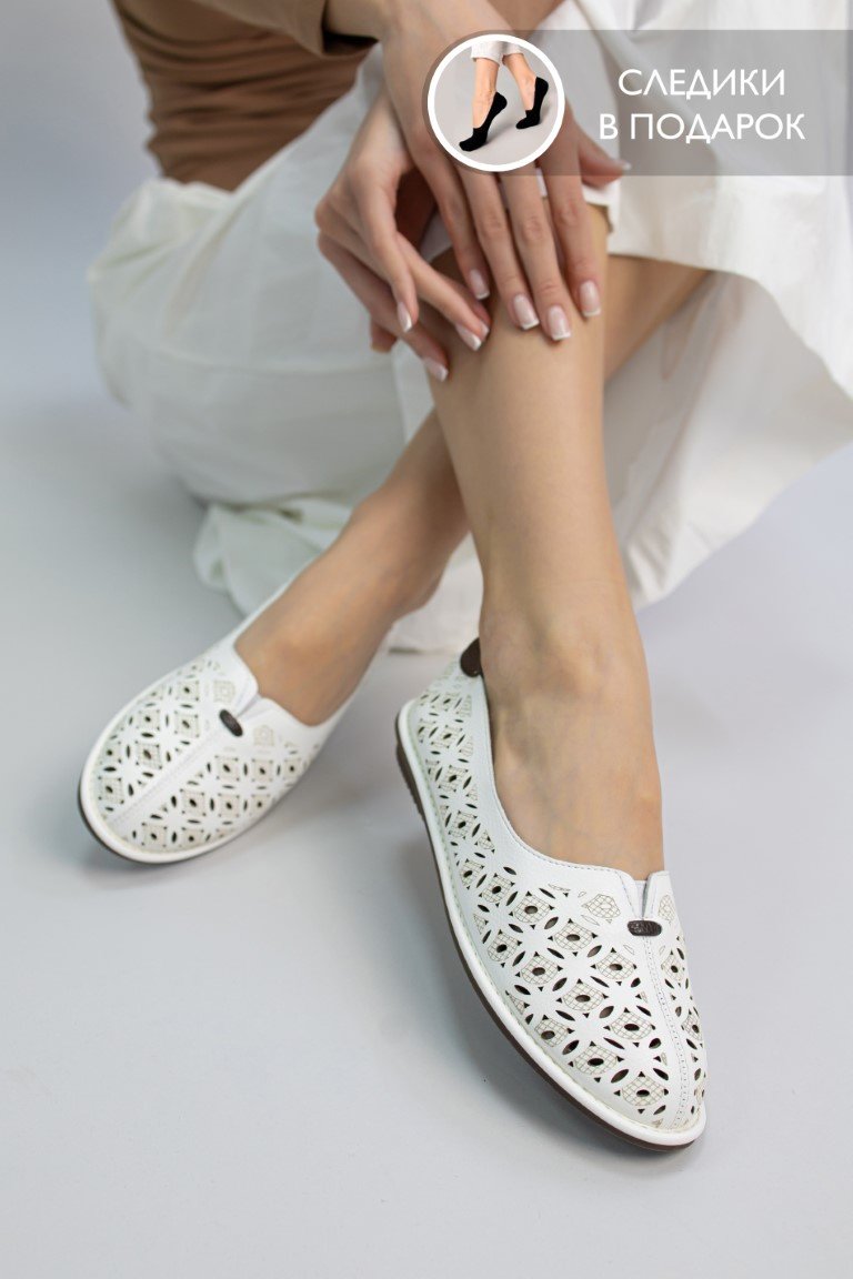 Балетки alinashoes white 40 купить,NaN