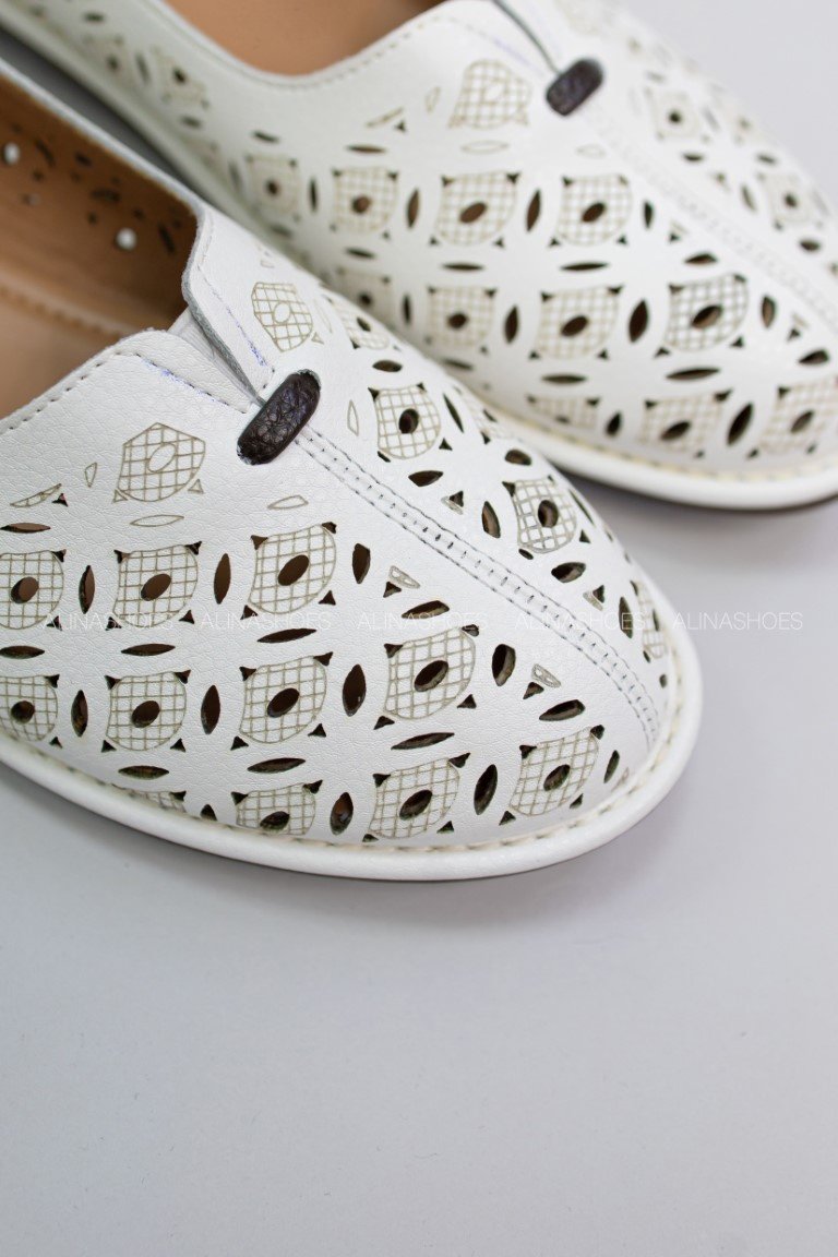 Балетки alinashoes white 40 купить,NaN