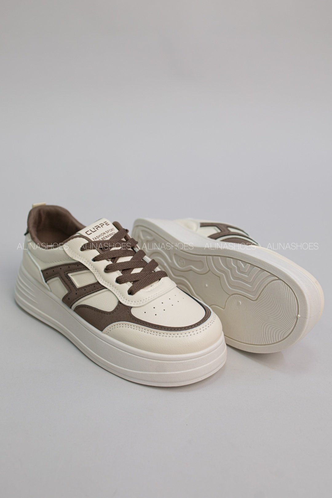 Кроссовки alinashoes коричневый купить,NaN