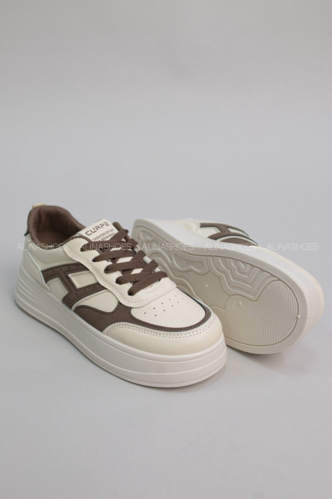 Кроссовки alinashoes коричневый купить,NaN