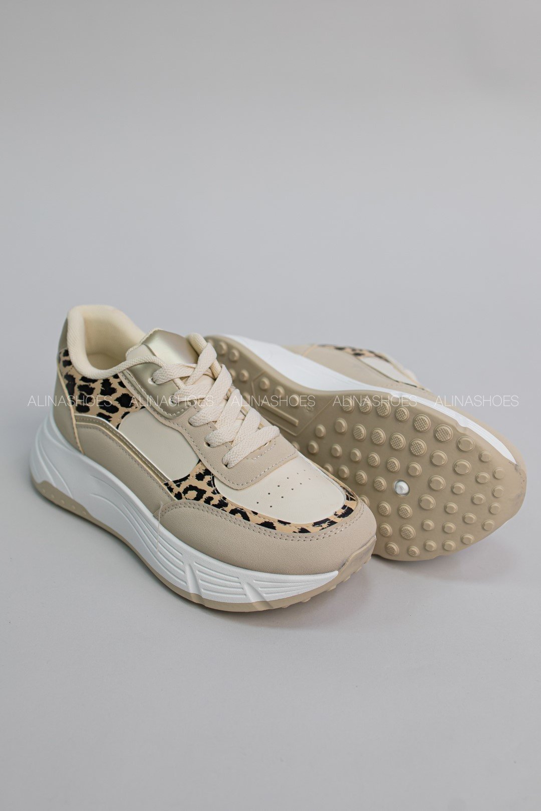 Кроссовки alinashoes светло-бежевый купить,NaN