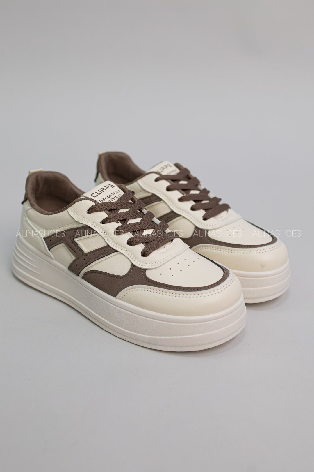 Кроссовки alinashoes коричневый купить,NaN