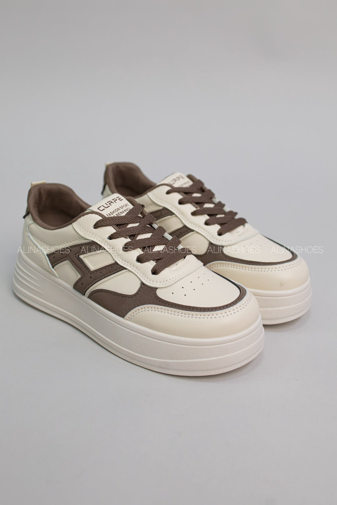 Кроссовки alinashoes коричневый купить,NaN