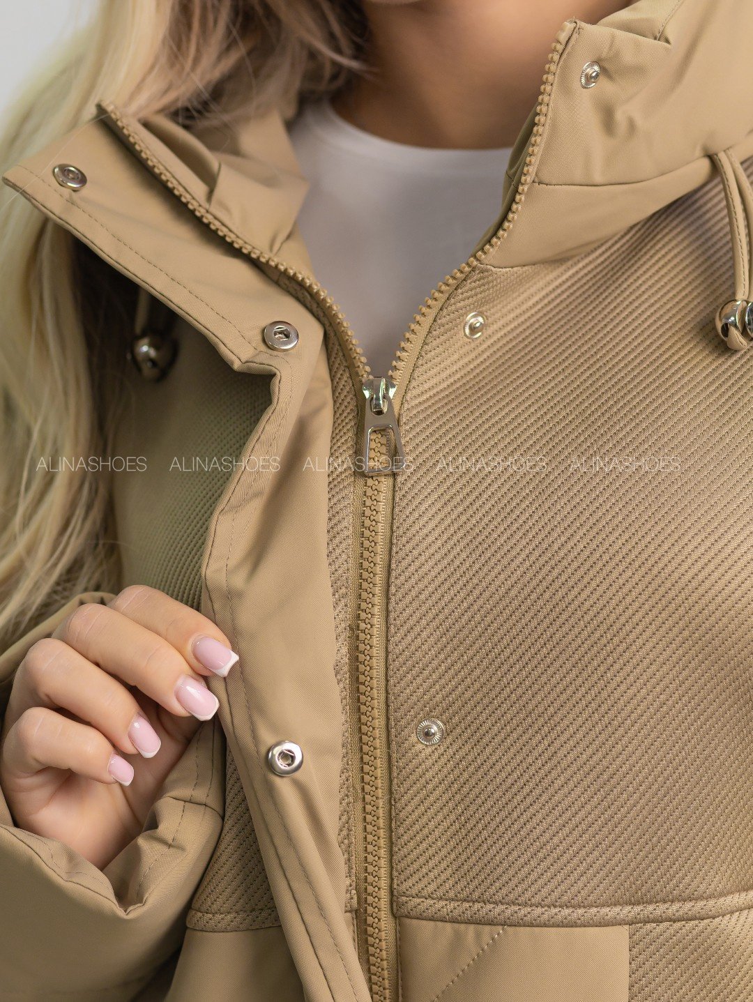 Демисезонная куртка alinashoes хаки купить,NaN