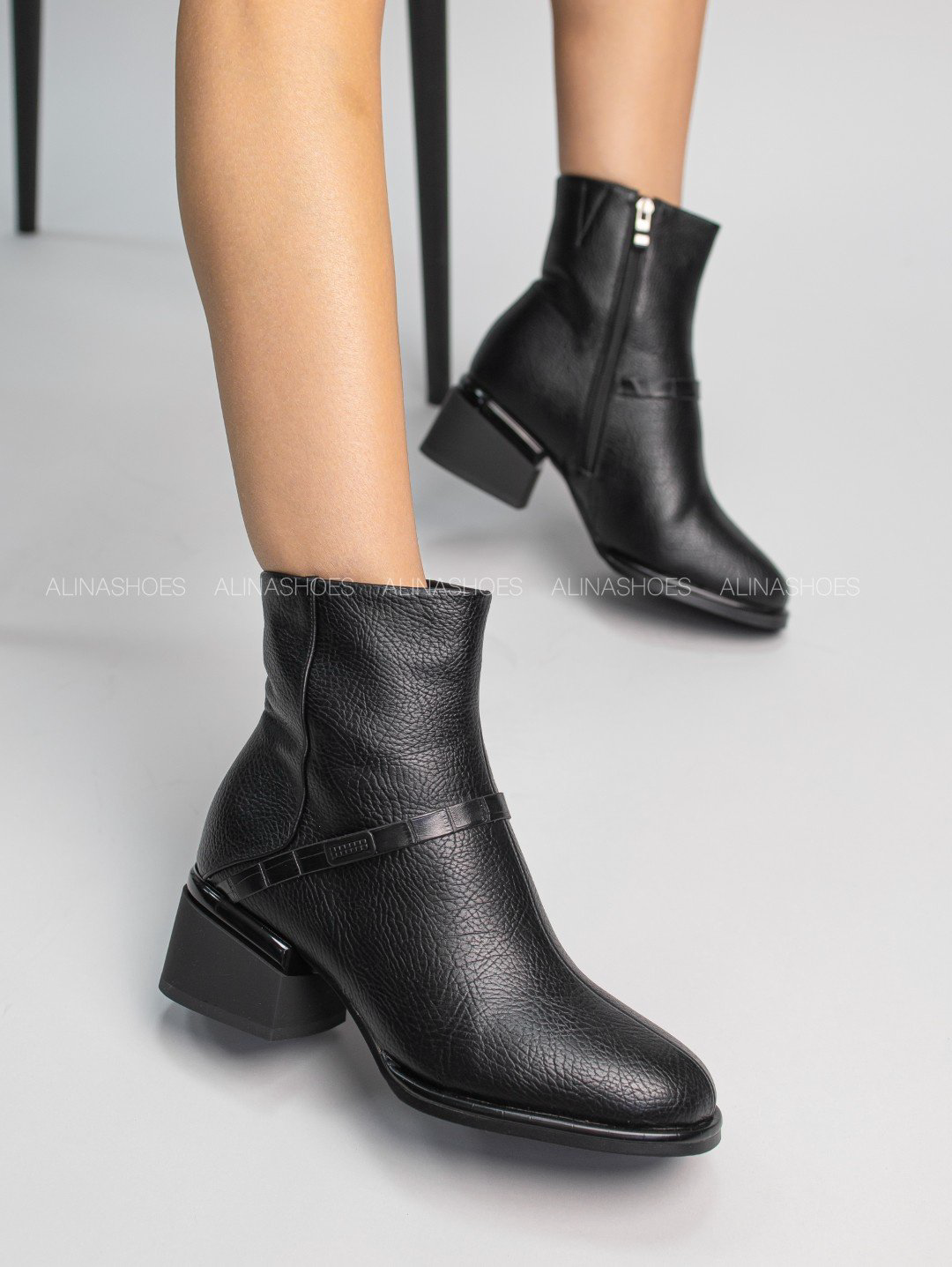 Ботильоны alinashoes black 37 купить,NaN