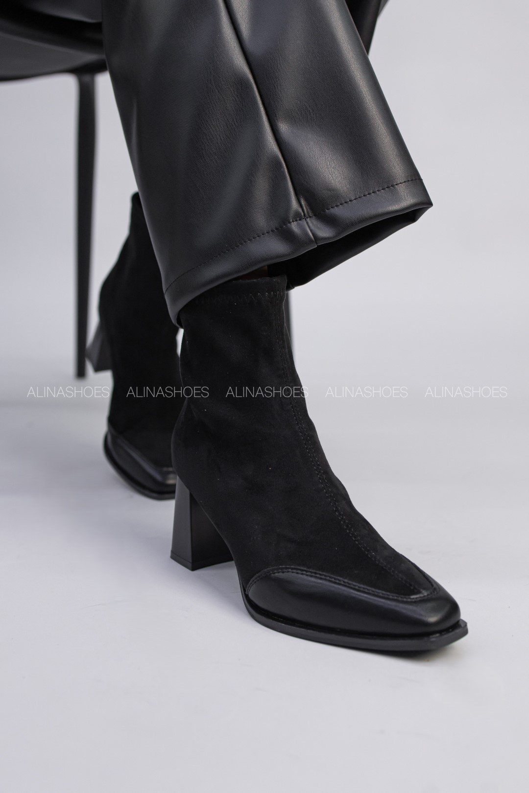 Ботильоны alinashoes black 35 купить,NaN